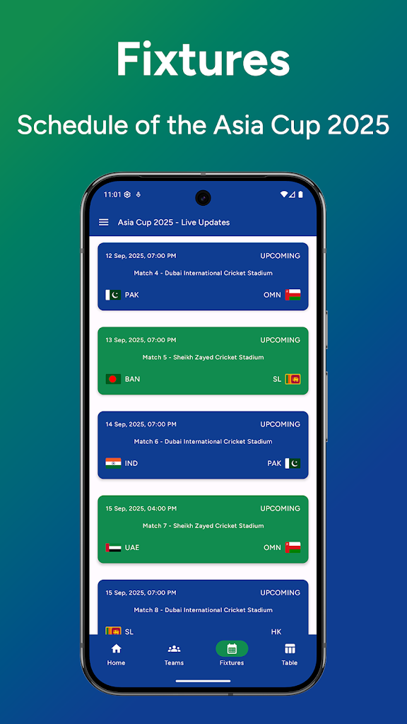 Asia Cup 2025 - Live Updates on Screenshots screenshot 2