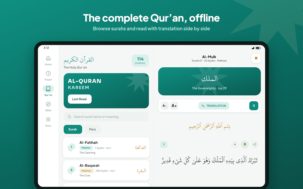 Deen Life: Prayer Times, Qibla on Android screenshot 8