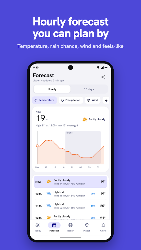 Dewline: Weather & Rain Radar on Screenshots screenshot 3