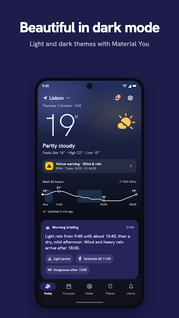 Dewline: Weather & Rain Radar on Screenshots screenshot 8
