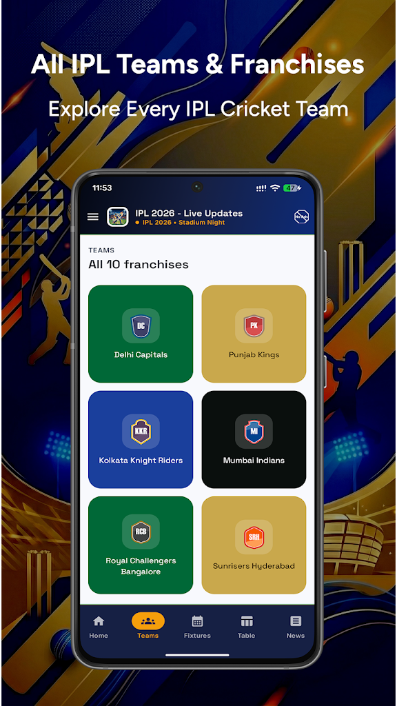 IPL 2026 - Live Cricket Scores screenshot 8