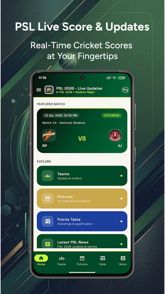 PSL 11, 2026 - Live Updates on Screenshots screenshot 1