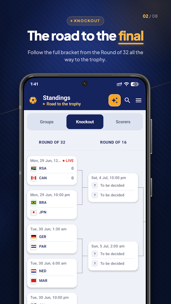WC 2026 Schedule & Live Scores screenshot 2