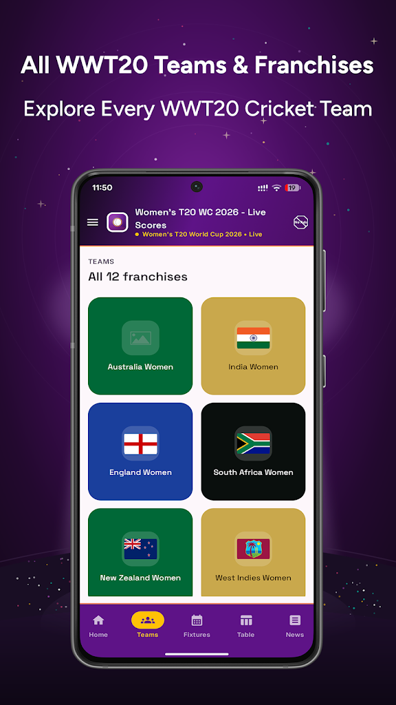 Women's T20 WC 2026 - Live screenshot 5