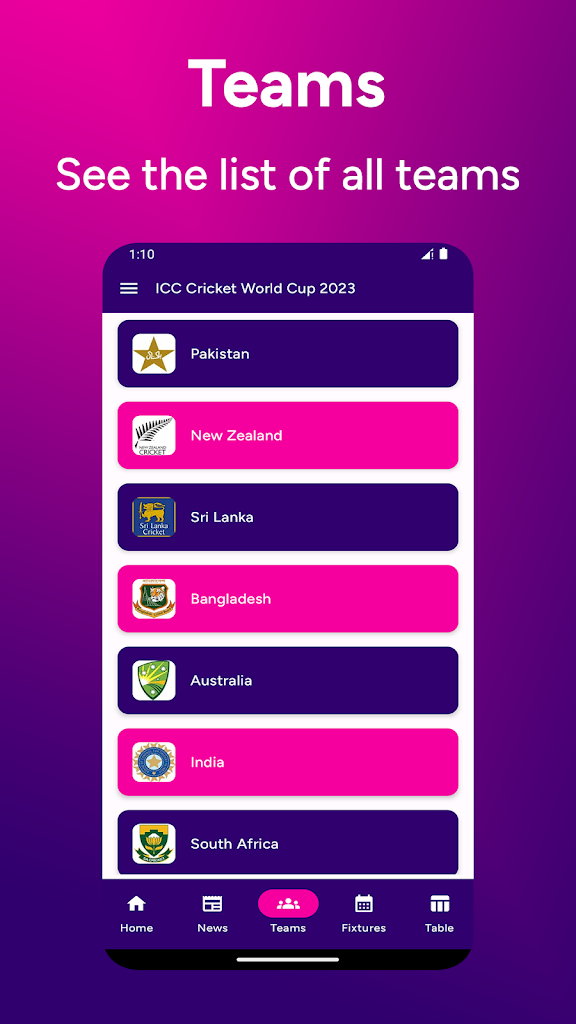 World Cup 2023 - Live Updates on Screenshots screenshot 3