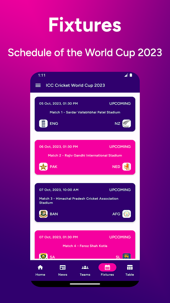 World Cup 2023 - Live Updates on Screenshots screenshot 4